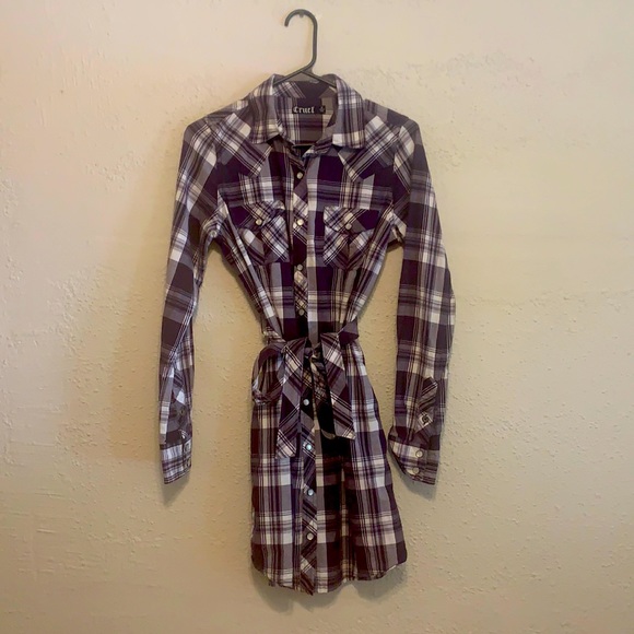 Cruel Girl Dresses & Skirts - Cruel Girl dress. Snaps and ties.